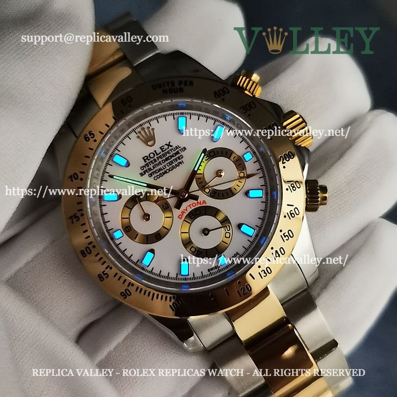 D201 Rolex Daytona 116503 Two Tone White Dial