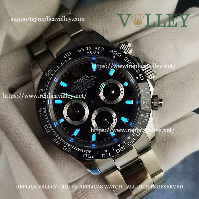 D104 Rolex Daytona 116500 Ceramic Bezel Black Dial