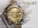 SKD111 Rolex Sky-Dweller 326933 Jubilee Bracelet Gold Dial - Image 2
