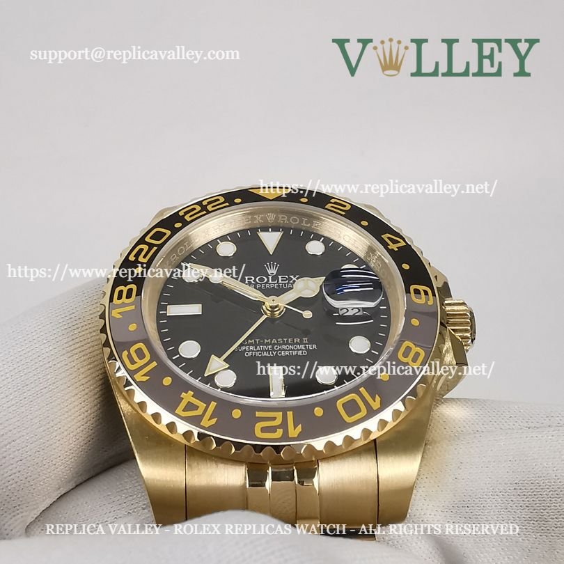 GM552 Rolex GMT-Master II 126718 Yellow Gold Jubilee Bracelet