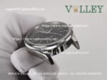 C001 Rolex Cellini Time 50509 Black Leather Strap Black Dial - Image 11