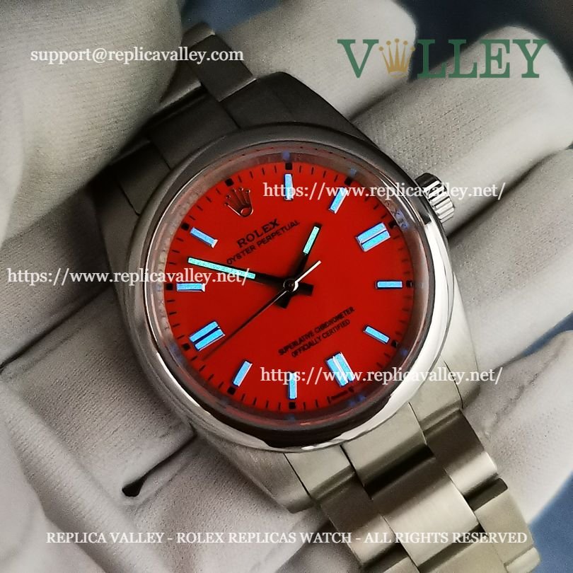 OP36002 Rolex Oyster Perpetual 126000 Coral Red Dial