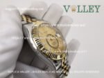 SKD111 Rolex Sky-Dweller 326933 Jubilee Bracelet Gold Dial - Image 3