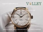 C112 Rolex Cellini Time 50505 Brown Leather Strap White Dial - Image 5