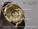 SKD323 Rolex Sky-Dweller 326238 Rubber Strap Gold Dial - Image 6