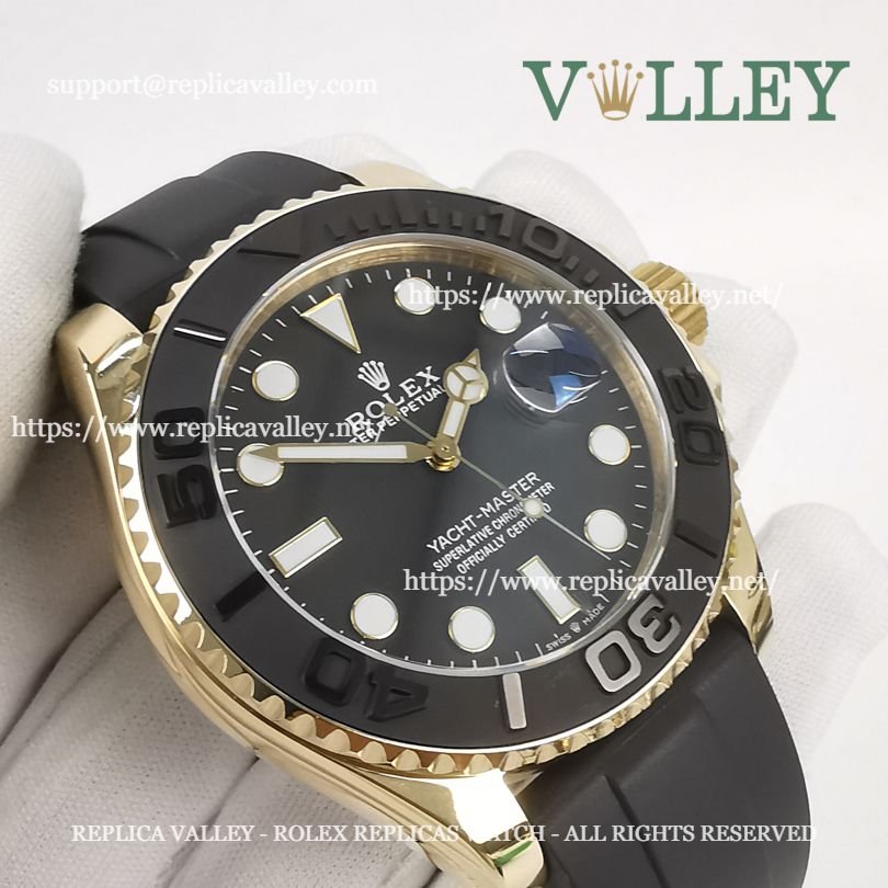 Y203 Rolex Yacht-Master 226658 Yellow Gold Black Dial