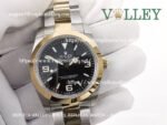 E101 Rolex Explorer 124273 Oystersteel and Yellow Gold Black Dial - Image 2