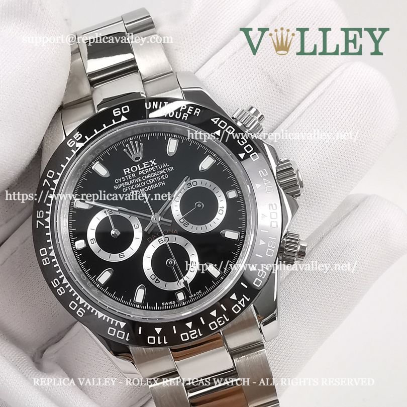 D104 Rolex Daytona 116500 Ceramic Bezel Black Dial