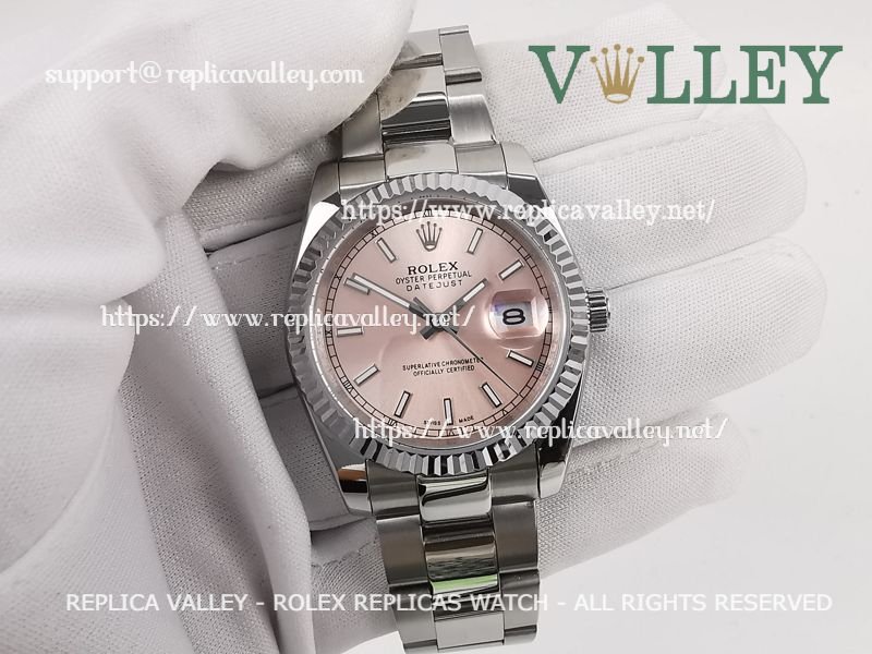 7d7cfb0aa6df969c3ffb05f12c9b4897fbf004ad DJ36105 Rolex Datejust 116234 Pink Dial Oyster Bracelet - Image 1