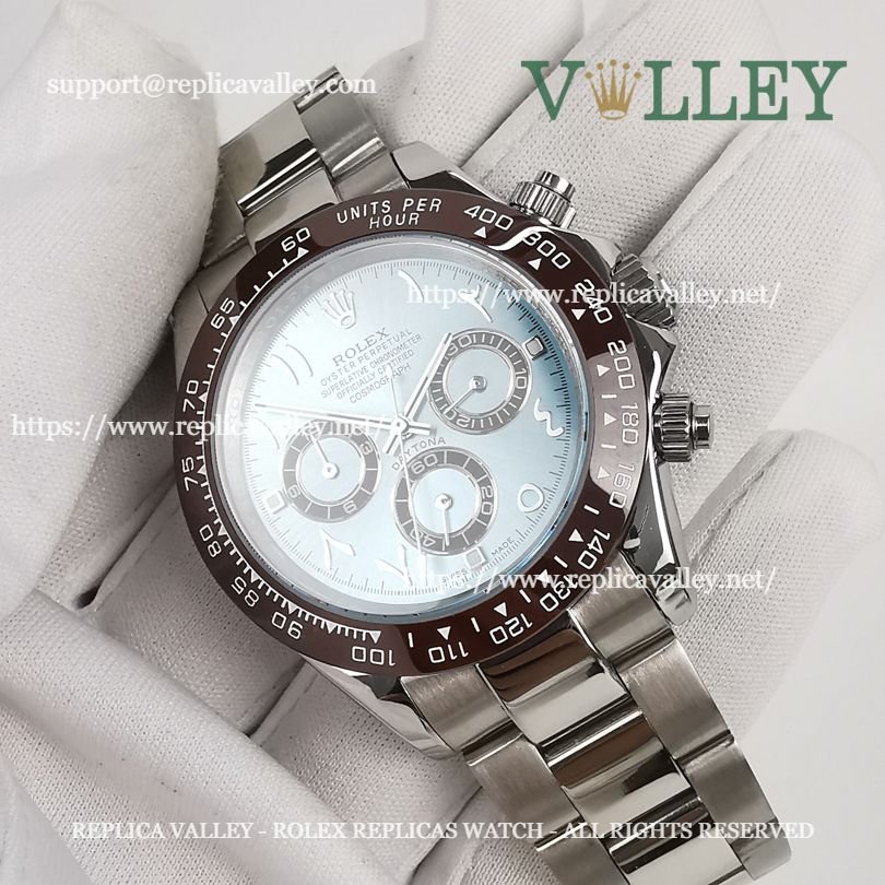 D105 Rolex Daytona 116506 Ice Blue Arabic Ice Blue Dial