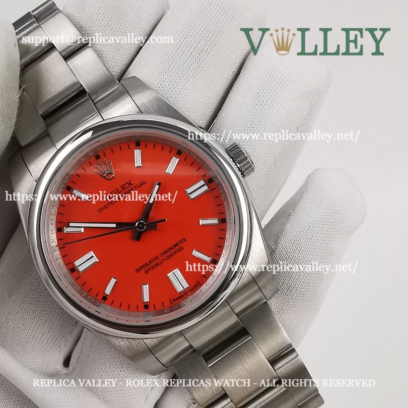 OP36002 Rolex Oyster Perpetual 126000 Coral Red Dial