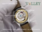 C001 Rolex Cellini Time 50509 Black Leather Strap Black Dial - Image 9