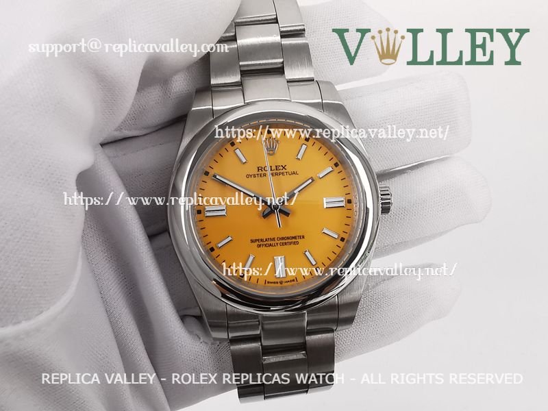8501863961305063489250517c6759982bed71ea OP41006 Rolex Oyster Perpetual 124300 Yellow Dial - Image 1