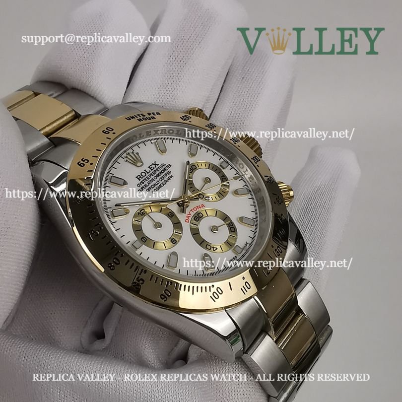 D201 Rolex Daytona 116503 Two Tone White Dial