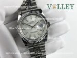DJ36053 Rolex Datejust 126234 Fluted Bezel Silver Dial