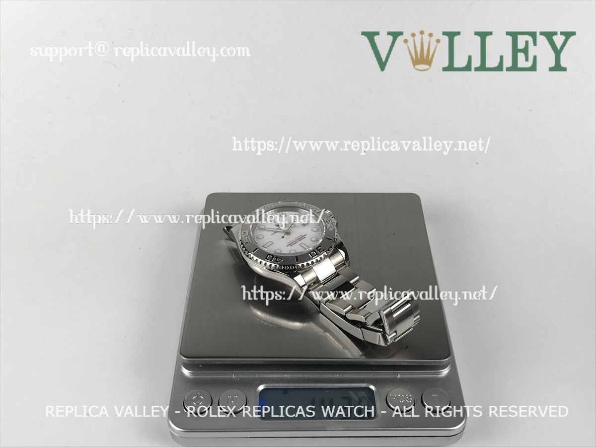 YM008 Rolex Yacht-Master SS 40MM A-2813 White Dial
