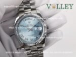 DD36007 Rolex Day-Date 128236 Fluted Bezel Ice-Blue Roman Dial - Image 2