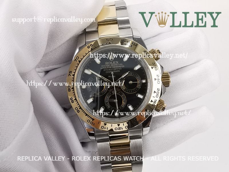 8ea7d6b1ef982dbef8c99e745d72ba47cbddae50 D203 Rolex Daytona 116503 Two Tone Black Dial - Image 1