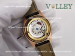 C101 Rolex Cellini Time 50505 Black Leather Strap Black Dial - Image 9