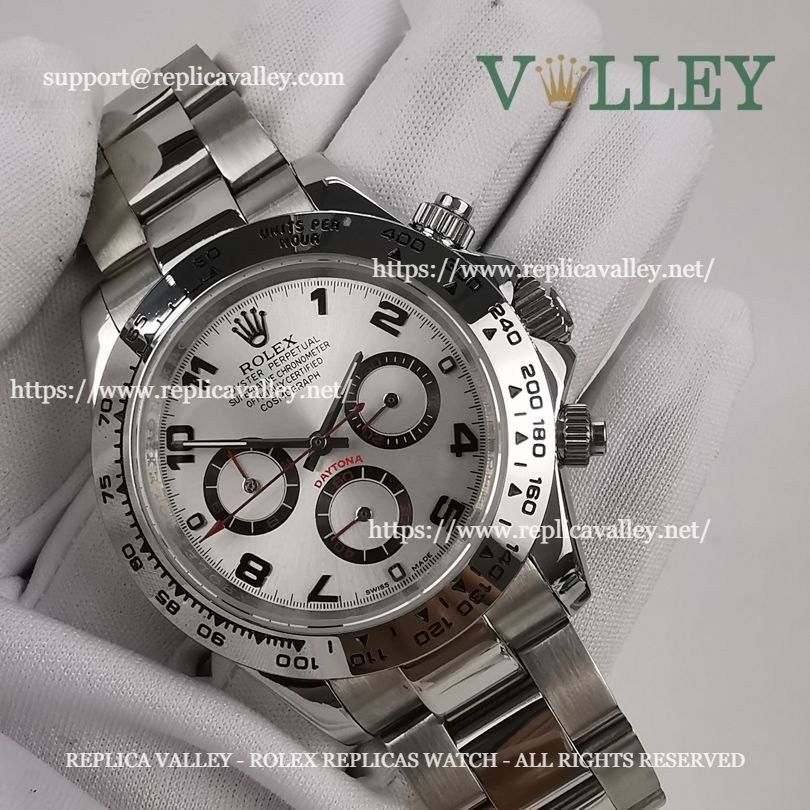 D001 Rolex Daytona 116509 Silver Dial