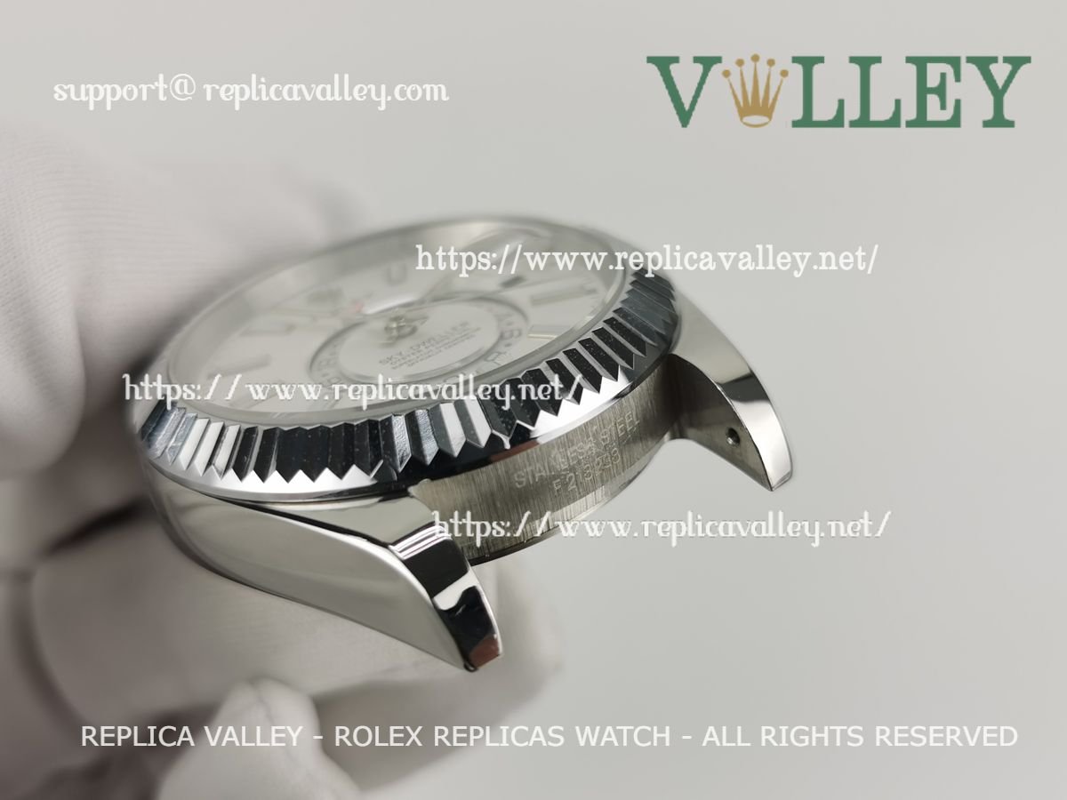 SKD013 Rolex Sky-Dweller 326934 Jubilee Bracelet White Dial