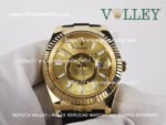 SKD323 Rolex Sky-Dweller 326238 Rubber Strap Gold Dial - Image 5