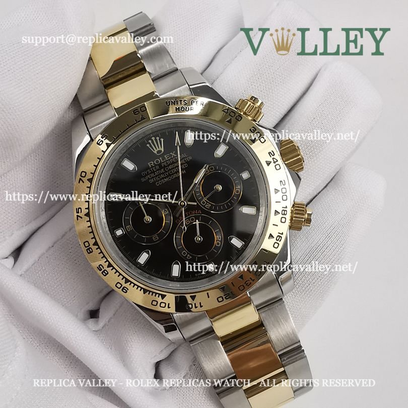 D203 Rolex Daytona 116503 Two Tone Black Dial