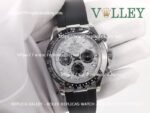 D142 Rolex Daytona 116519 Men's Watch Silver Meteorite Dial