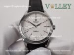 C002 Rolex Cellini Time 50509 Black Leather Strap White Dial - Image 5