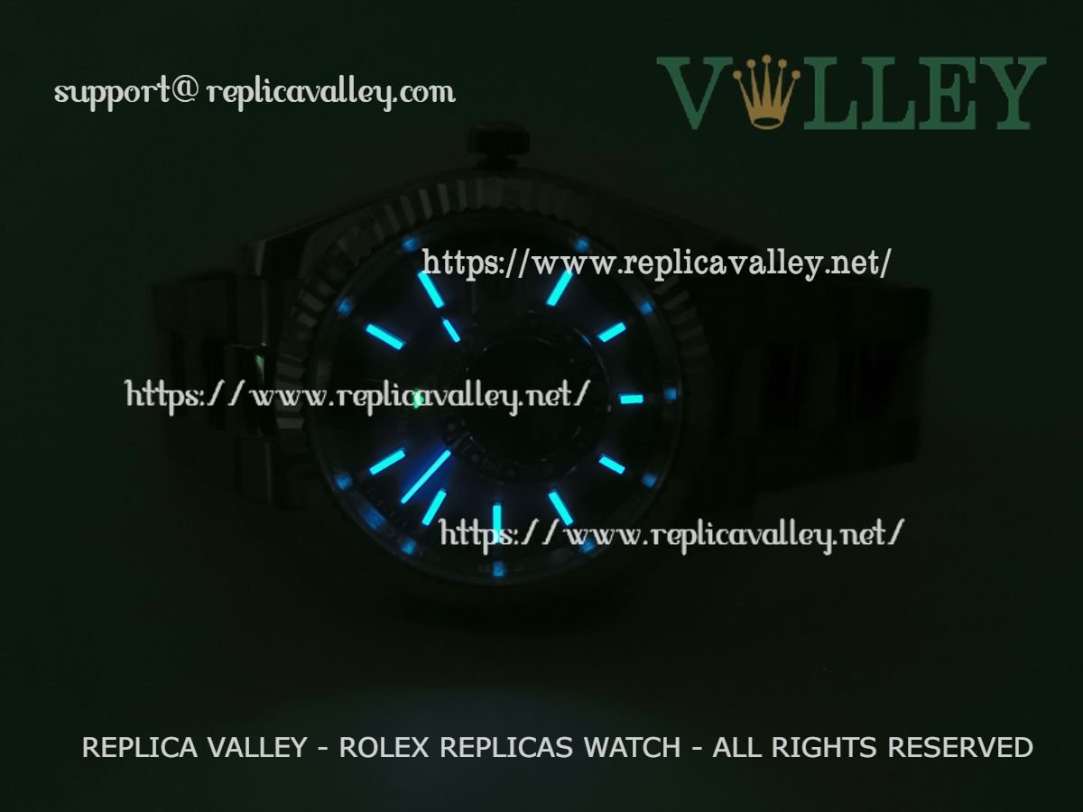 SKD001 Rolex Sky-Dweller 326934 Oyster Bracelet Blue Dial