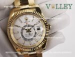 SKD302 Rolex Sky-Dweller 326938 Yellow Gold White Dial - Image 2