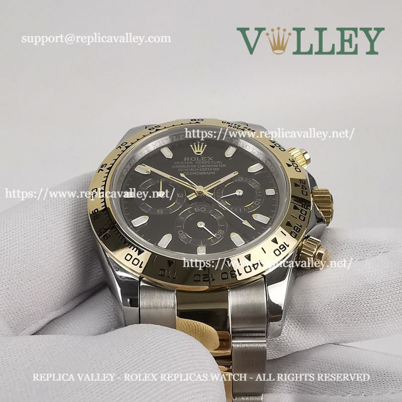 D203 Rolex Daytona 116503 Two Tone Black Dial