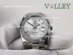 DD36001 Rolex Day-Date 128239 Fluted Bezel Silver Dial - Image 5
