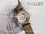C002 Rolex Cellini Time 50509 Black Leather Strap White Dial - Image 9
