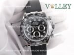 D141 Rolex Daytona 116519 Men's Watch Black Diamond Dial