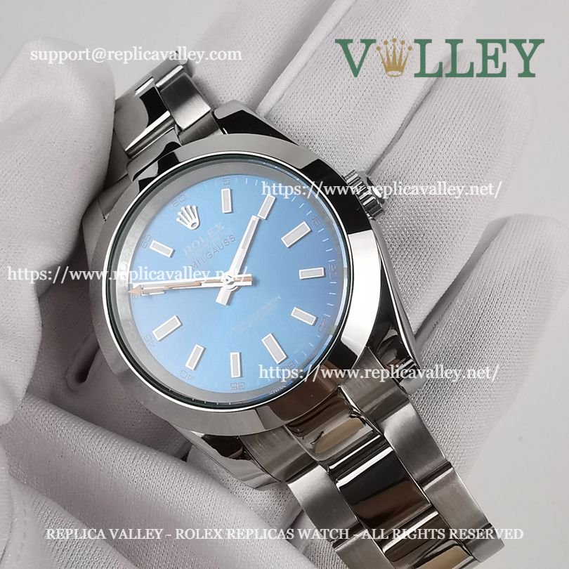 M002 Rolex Oyster Perpetual Milgauss 116400 Z-Blue Dial