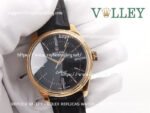 C101 Rolex Cellini Time 50505 Black Leather Strap Black Dial - Image 2