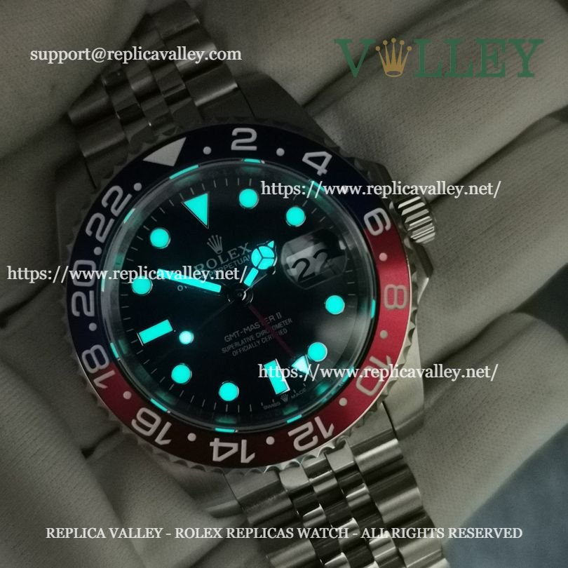 GM515 Rolex GMT-Master II 126719 Pepsi Jubilee Bracelet Blue Dial