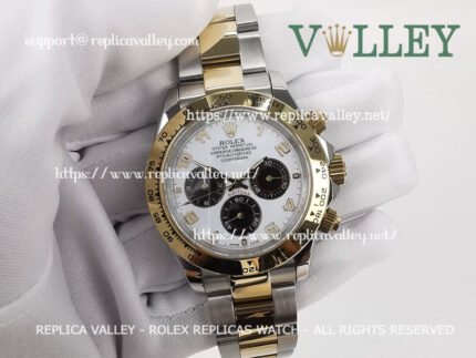 D209 Rolex Daytona 116503 Two Tone White Numeral Dial
