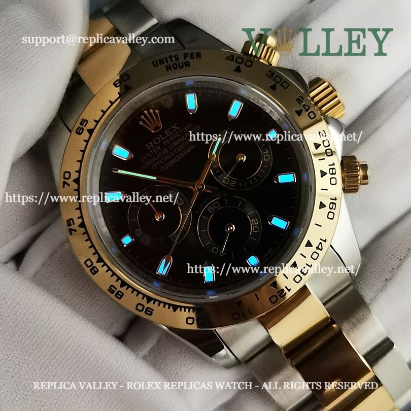 D203 Rolex Daytona 116503 Two Tone Black Dial
