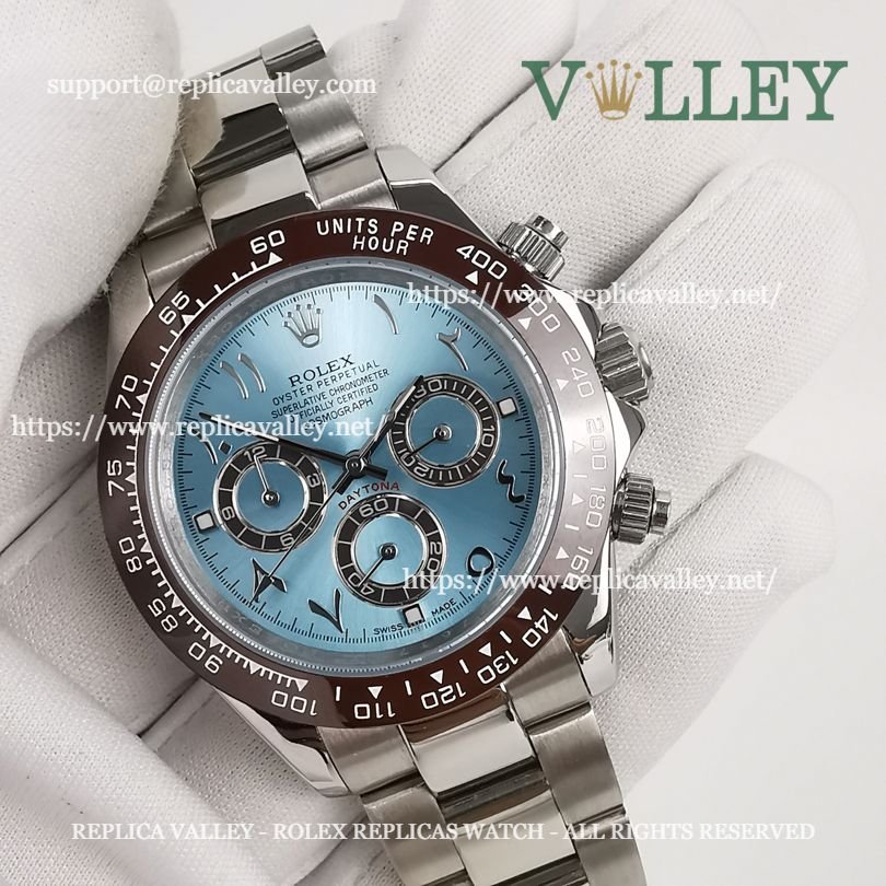 D105 Rolex Daytona 116506 Ice Blue Arabic Ice Blue Dial
