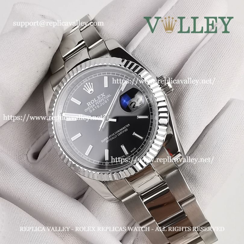 DJ36106 Rolex Datejust 116234 Black Dial Oyster Bracelet