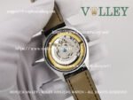 C002 Rolex Cellini Time 50509 Black Leather Strap White Dial - Image 8