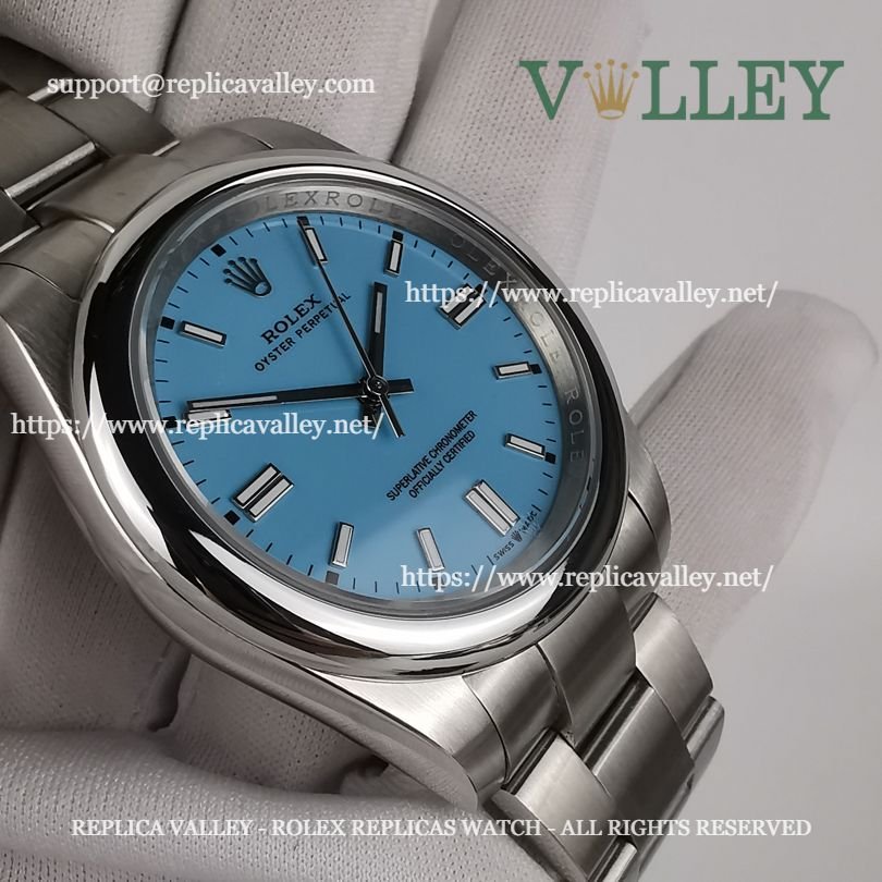 OP41004 Rolex Oyster Perpetual 124300 Turquoise Blue Dial