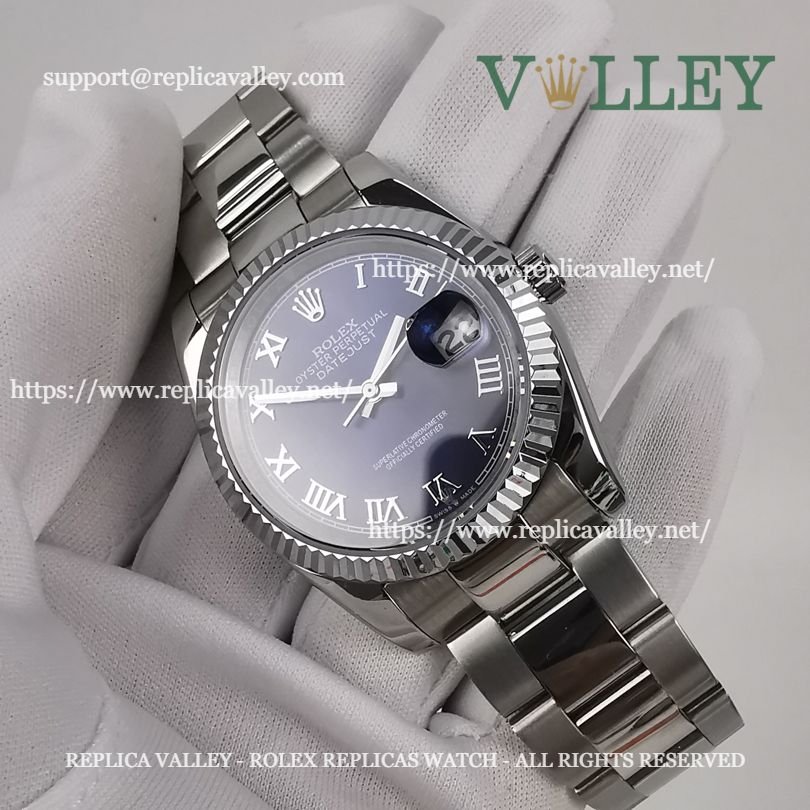 DJ36109 Rolex Datejust 116234 Blue Roman Dial Oyster Bracelet