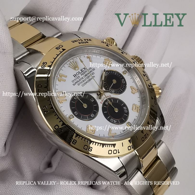 D209 Rolex Daytona 116503 Two Tone White Numeral Dial
