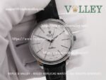 C002 Rolex Cellini Time 50509 Black Leather Strap White Dial