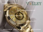 SKD303 Rolex Sky-Dweller 326938 Oyster Bracelet Gold Dial - Image 6