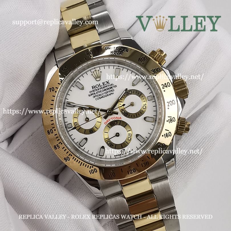 D201 Rolex Daytona 116503 Two Tone White Dial