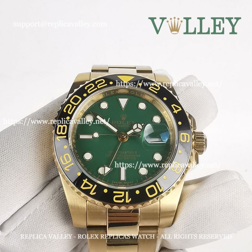 GM542 Rolex GMT-Master II 116718 Oyster Bracelet Green Dial